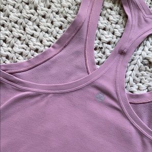 Ballet pink lululemon nulu tank